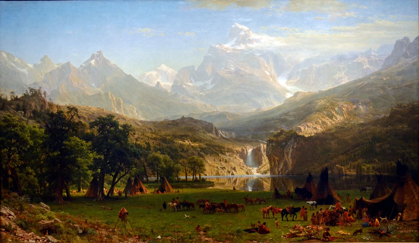 760 The Rocky Mountains, Landers Peak - Albert Bierstadt 1863 - American Wing New York Metropolitan Museum of Art